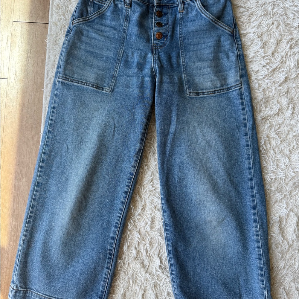 Oat New York Blue Ankle & Cropped Jeans